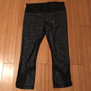 Lululemon cropped leggings size 8